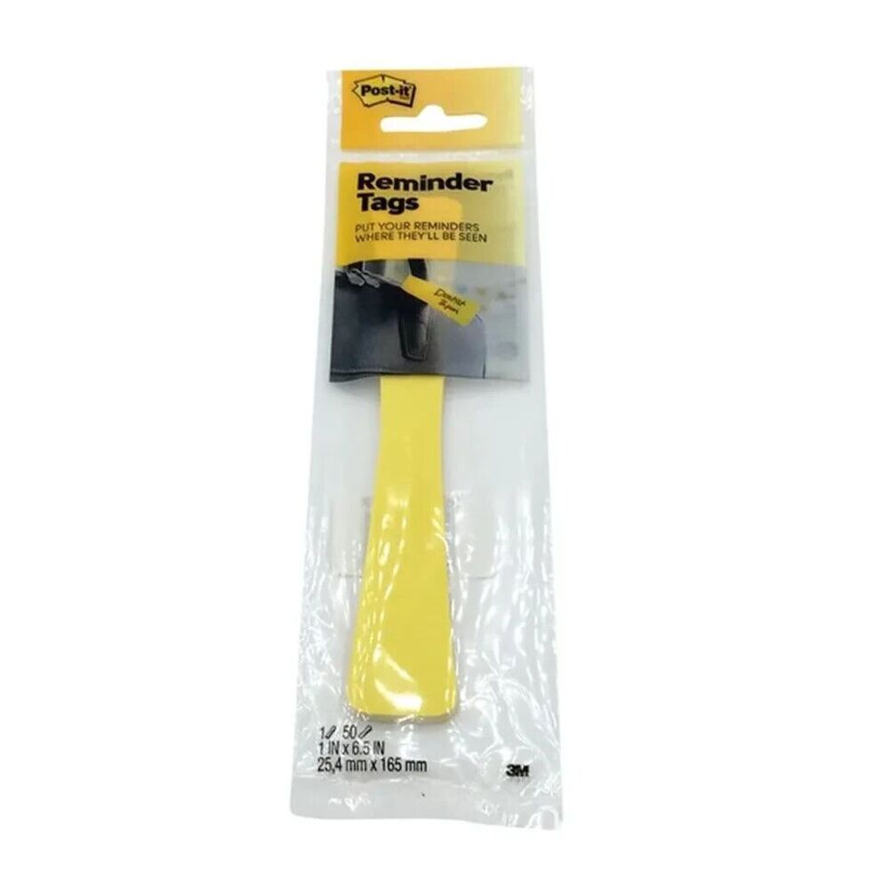 Post-it 3M Home Collection Adhesive Reminder Tags Pack of 50 Blue